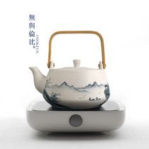 Tea maker Teapot heat-resistant ceramic tea ceremony black tea teapot household electric split electric pottery stove kettle