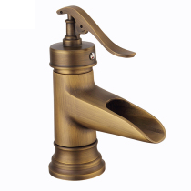 European antique faucet hot and cold brass wash basin basin basin basin faucet toilet water well basin faucet