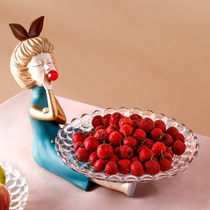 Fruit tray Living room household fruit tray Creative modern coffee table Light luxury style net red fruit tray Dried fruit tray Candy basket
