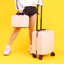 18 inch childrens suitcase women small light high face value mini-to-case short-box small inch travel pull bar box