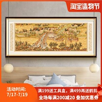 KS hand-made 2021 new original Qingming River map generation Chinese living room bedroom dining room diamond painting