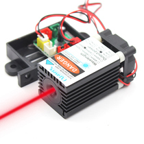 oxlasers 12V high power red laser laser module 650nm with fan fine light red light 200mW