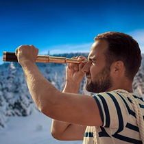 MFREE single barrel pirate pull telescopic Telescope science small HD retro children Caribbean