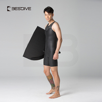 (Whale Detective) BESTDIVE dive good 2mm mens ink gray dazzling color free diving wet suit diving wet suit