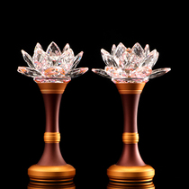 Yuantong Buddha lotus lamp Buddha lamp pure copper LED Crystal for Buddha lamp