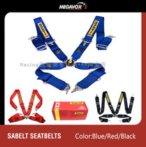 New Saelt 3-inch four-six-point racing seat belt quick release lock Universal FIA8853 98 certification