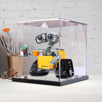 Display case Applicable Lego 21303 Wally Robot Building block model through acrylic clear containing hood dust-proof box