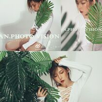 Photo props creative street shooting simulation banana leaf photo studio props private room photo props green leaf photography props leaf