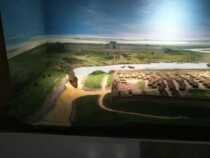 Ancient city sand plate model making ancient town sand disk scene restoration prop production details sand plate customization
