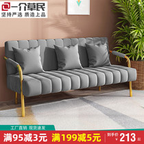 Net Red Money Light Lavish sofa Small family Type Nordic Boutique Double rental room Living Room Clothing room Bedroom Sofa