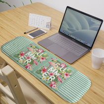 The new product of the American builder is super big and thick flamingo keyboard mouse pads are smooth and comfortable soft flannel elbow cushion