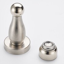 Drawing stainless steel door suction punching with strong magnetic suction wall suction door top washroom door bumper to suction and crash door suction