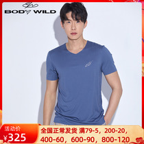 Padiweed to be decorated with fine OV collar short sleeve blouses ZBN12ML1