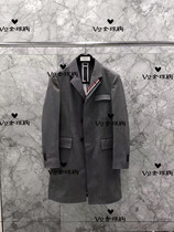 Thom Brown classic red and blue slim slim slim brown tb coat long suit coat men