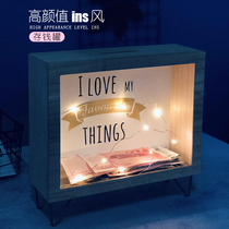 365-day plan box Adult piggy bank only can not enter ins girl is not desirable Household female large piggy bank