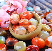 Beautiful turtle tank Rain stone Small stone garden colorful fish tank bottom non-slip vase colored stone green plant water