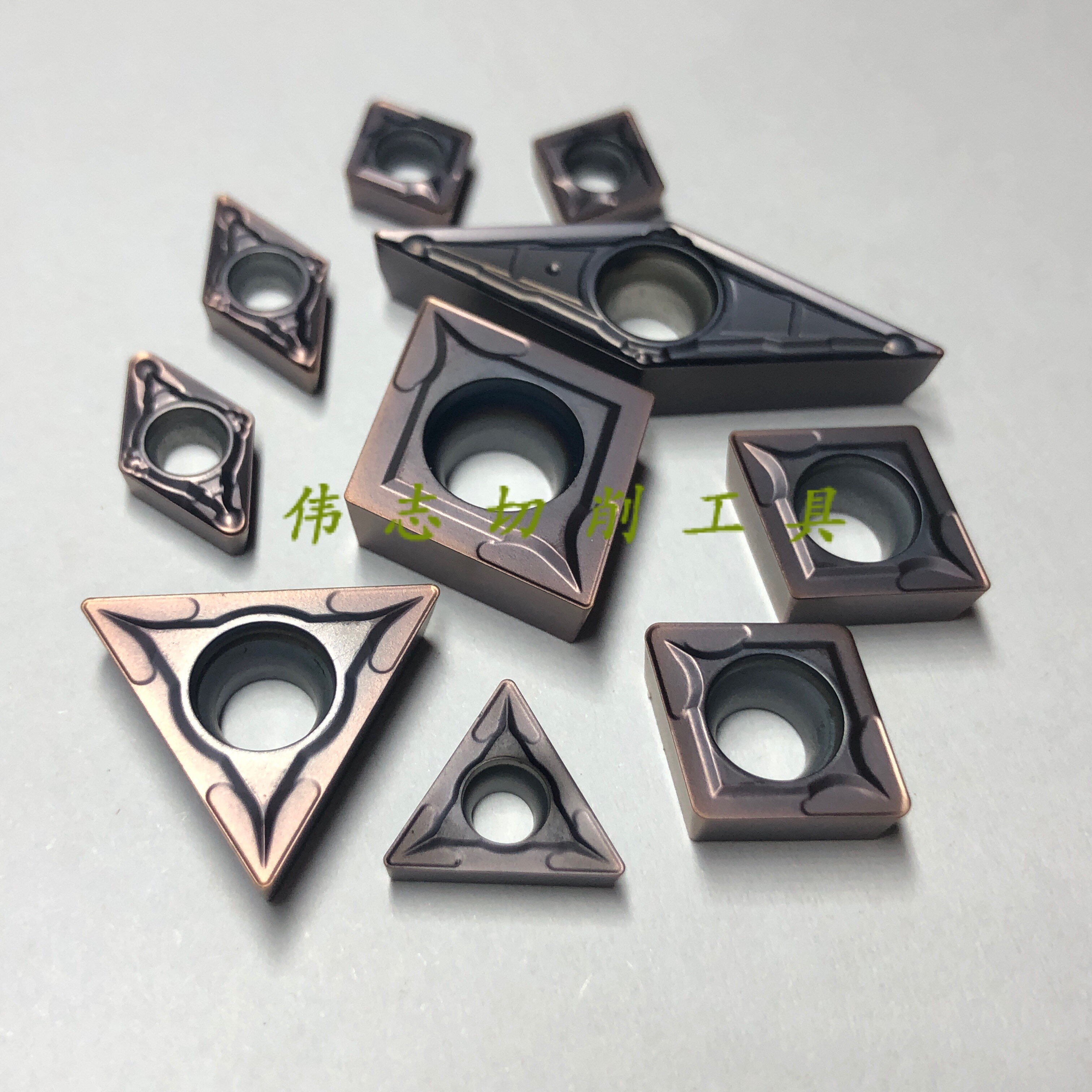 Numerical control car blade CC06 09 12 steel piece DC07 11 stainless steel VB16 outer round inner hole TC11 16