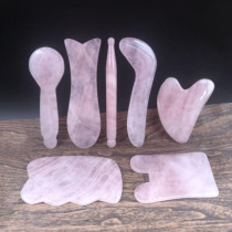 Jade scraping whole body Meridian set pull-out bar Jade face beauty female shave back full set of scraping pieces