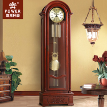 Overlord solid wood floor clock living room european clock standing clock german imported hemler movement mechanical mahogany seat clock