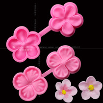 Cake baking mold petal pressing mold convenient simple silicone printing small flower mold tool