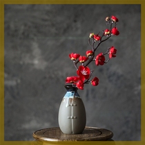 New Chinese front desk flower art bedroom decoration table Vase decoration fake flower decoration living room bathroom