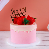 Cake model simulation 2021 New Net red European fruit birthday fake cake plastic samples can be customized