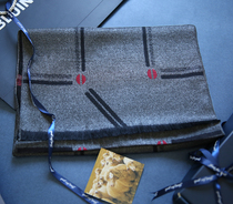 Autumn and winter new high-end Korean version of Joker simple mens cashmere scarf scarf gift box birthday gift Tide brand