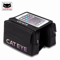 CATEYE cat eye bicycle bag front beam bag mountain bike bag touch screen mobile phone bag upper pipe bag waterproof saddle bag