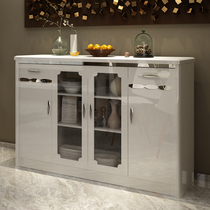Sideboard Lacquer Locker Restaurant Tea Cabinet Kitchen Cupboard Prep Cabinet Economy Modern Simple Wine Cabinet