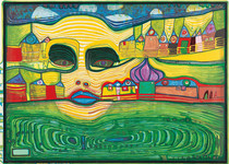 R004 (Austria) Baishui (Friedensreich Hundertwasser) Abstract Painting Gallery