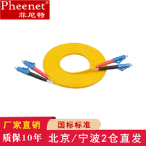 Finet LC-LC single mode Gigabit 10 Gigabit adaptive fiber jumper Indoor room carrier-grade pigtail 3 5 10 meters can be customized