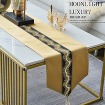 Eurostyle Table Flag Light Luxury High-end Tea Mat Art Strip Table Tea Table Cloth Minima Modern TV Cabinet Tea Flag Bed Banner