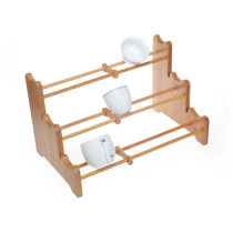 Tea Cup shelf storage rack household three-layer shelf tea cake rack tea ceremony cup holder tea accessories tea rack display rack