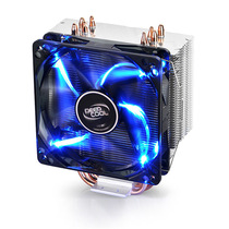 Kyushu Fengshen Xuanbing 400I CPU fan radiator ultra-quiet four heat pipe temperature control speed LED fan