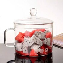 Straight Pot Burning Pan Gas Pan Pan Gas Stockpot Stew Saucepan Cooking Saucepan Household Saucepan Transparent electromagnetic Minfire induction cookware