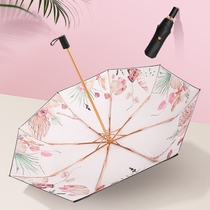 Japan CK sun umbrella womens double layer double sunscreen sunshade UV-proof folding barometer rain dual-use upf50 