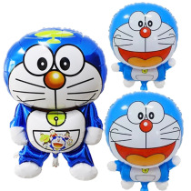 New Dingdang Cat Captain America Super Cartoon Decoration Aluminum Film Foil Birthday Theme Party Balloon Children