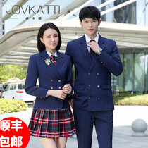 Male and female teachers with the same suit autumn and winter new kindergarten teacher work clothes Female young teacher tooling fashion Korean version of the tide