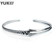 YUKI mens 925 sterling silver bracelet EVA lankinus men and women personality silver bracelet bracelet bracelet handwear couple accessories