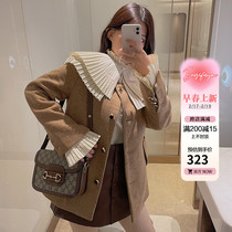 Anti Season Spot Seconds Kill Benefits New Minimalist no-collar splicing tailoring of a small jacket woman