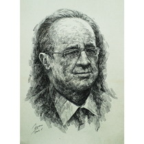 Wang Yongchao Portrait of Foreigners Paper New Pen Painting Chinese Pen Painting Alliance Director