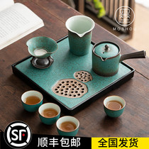 Japanese teapot tea cup tea set home luxury high-end living room tea small ceramic kung fu office meeting