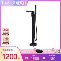 TW Traville floor-to-ceiling bathtub faucet shower combination double control gold black chrome copper electroplating bathroom fixed cage head
