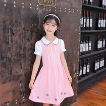 Girl dress 2020 Spring and Autumn new fashionable style princess dress Korean version of the child Spring student dress