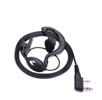 Baofeng intercom accessories machine headset in-ear front 888S Intercom telephone universal soft headset hanging headset cord