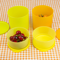 Tupperware fresh storage box round can 4-piece sealed refrigerator refrigerator refrigerator dry goods snack box flagship store official website