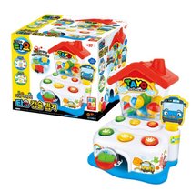 Korean young children guessing boxing win capsule game stone scissors cloth tour mini egg twisting machine early education educational toy