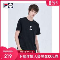 FILA FUSION FILA mens SHORT-sleeved T-shirt 2020 summer breathable casual sports round neck all-match trend