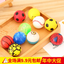 Rubber bouncy ball baby ball toys childrens toys 1-2 years old childrens ball boy educational toys