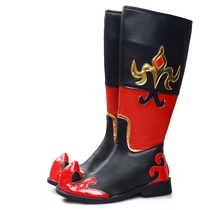 Tibetan shoes ethnic dance shoes ethnic minority dance boots Xinjiang boots grassland dance shoes stage performance boots